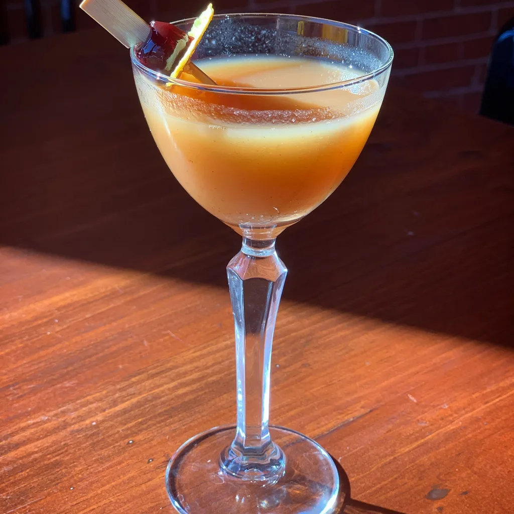 Bartender preparing craft cocktails at the El Moro bar