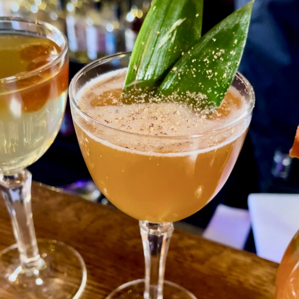 Seared lamb entree with roasted carrots