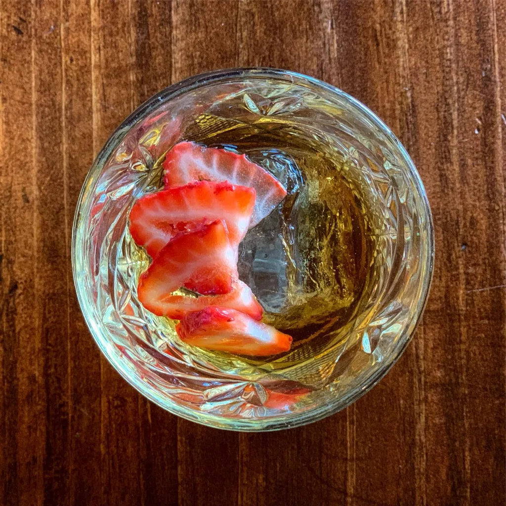 Cocktail close-up at the bar